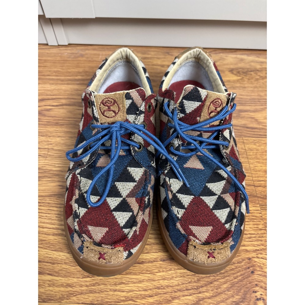 TWISTED X Hooey Western Boho Mens Aztec Geometric Print Loafer Shoes Size 5M